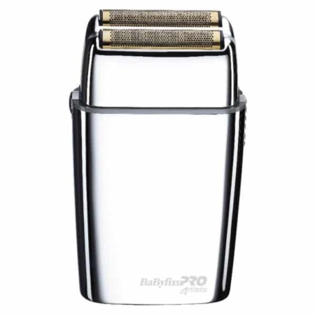 BabylissPro Double Foil Metal Shaver Chrome