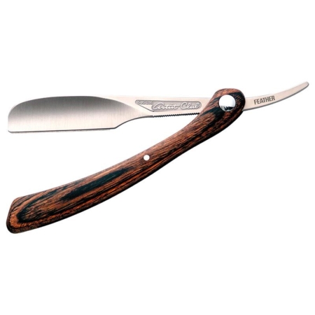 Feather Artist Club DX Folding Razor Teak