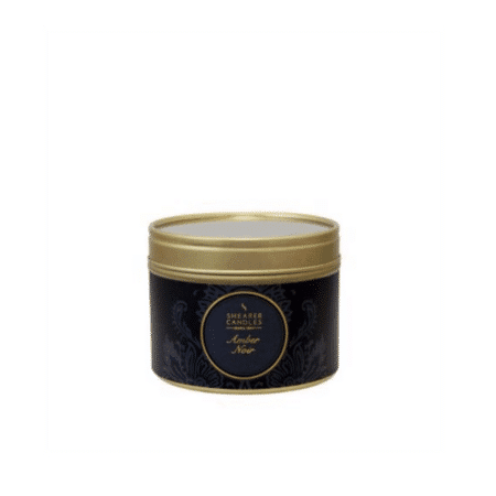 Shearer Candles Small Candle Tin Amber Noir 20h