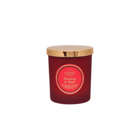 Shearer Candles Jar With Lid Cranberry And Ginger 35h